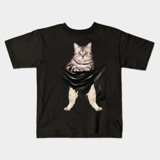 American Shorthair Cat, Love Shorthair Kids T-Shirt